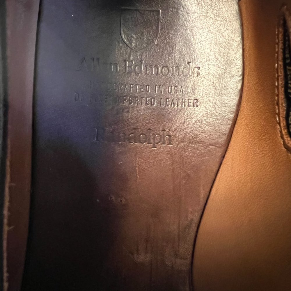 Allen Edmonds Randolph Penny Loafer 9.5 D. - Picture 7 of 7